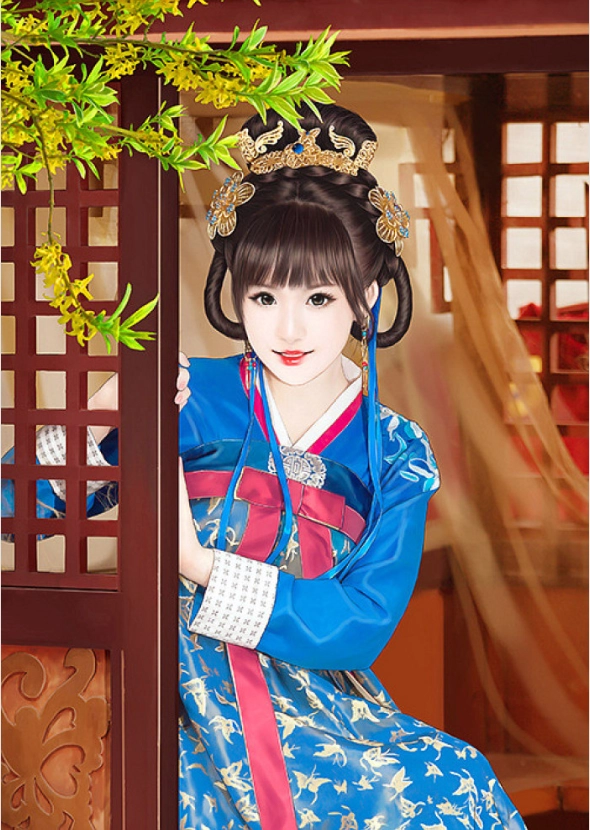 Hoa Lê Rụng Trong Sân