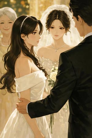 Em Họ Mặc Váy Cưới Trong Đám Cưới Của Tôi