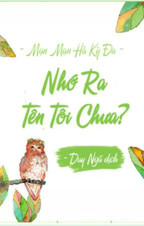 Nhớ Ra Tên Tôi Chưa?